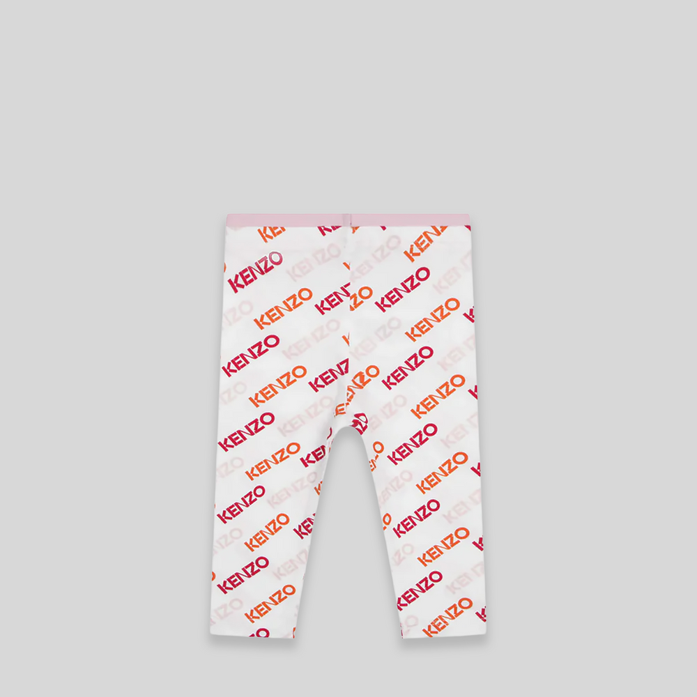 Kenzo Kids Toddler's All-Over Print Logo Leggings