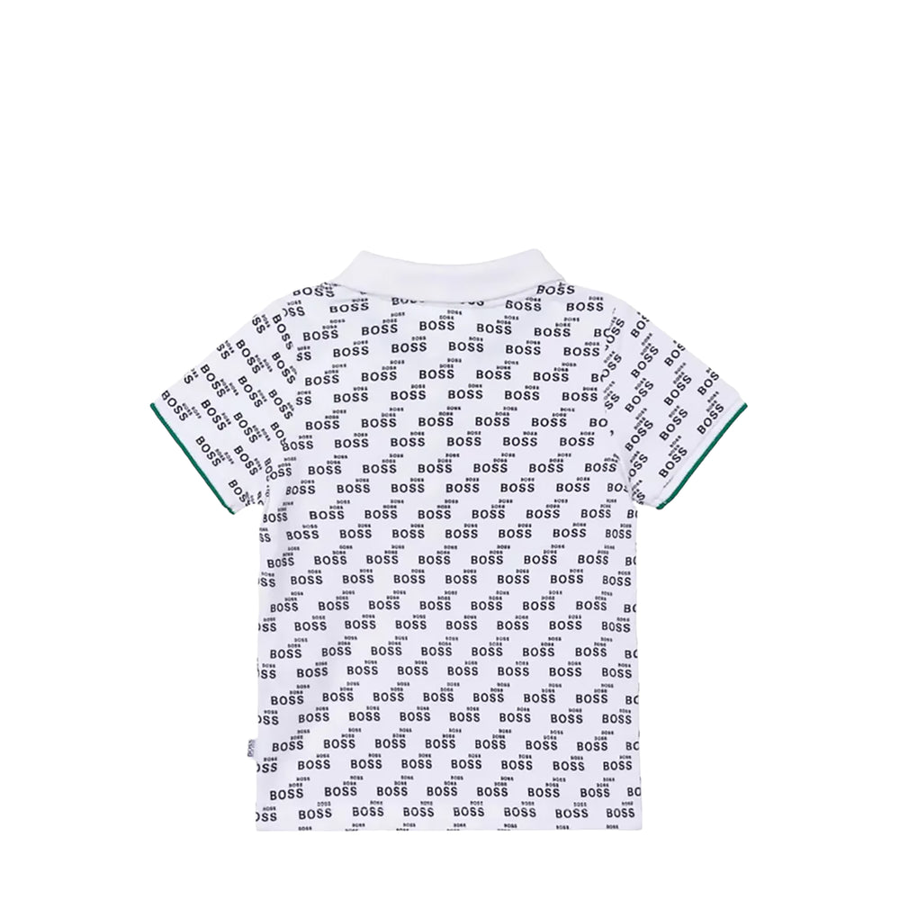 Hugo Boss Kids Toddler's All Over Print Logo Polo