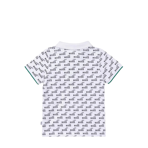 Hugo Boss Kids Toddler's All Over Print Logo Polo