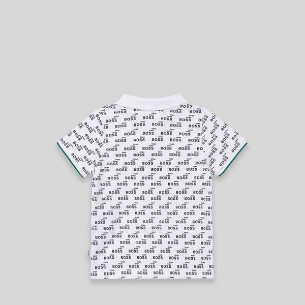 Hugo Boss Kids Toddler's All Over Print Logo Polo