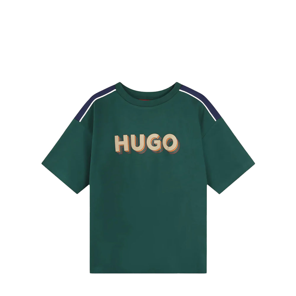 HUGO by Hugo Boss Kids Stacked Logo T-Shirt