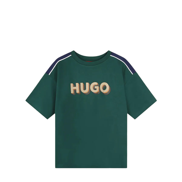 HUGO by Hugo Boss Kids Stacked Logo T-Shirt