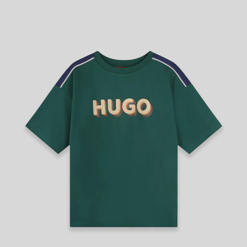 HUGO by Hugo Boss Kids Stacked Logo T-Shirt