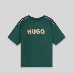 HUGO by Hugo Boss Kids Stacked Logo T-Shirt