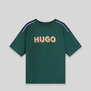 HUGO by Hugo Boss Kids Stacked Logo T-Shirt