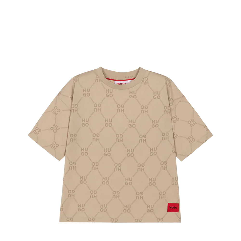 HUGO by Hugo Boss Kids Monogram Logo T-Shirt