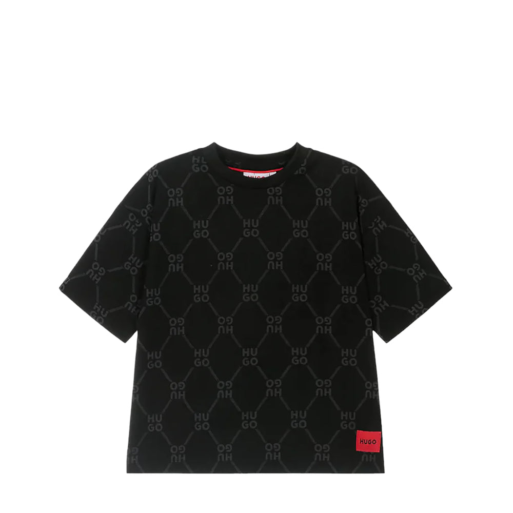 HUGO by Hugo Boss Kids Monogram Logo T-Shirt