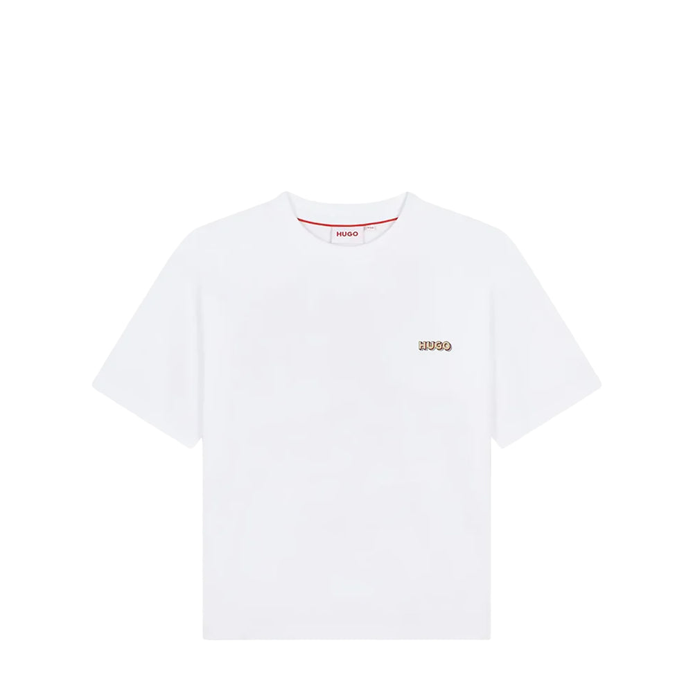 HUGO by Hugo Boss Kids Graphic Multi-Logo T-Shirt