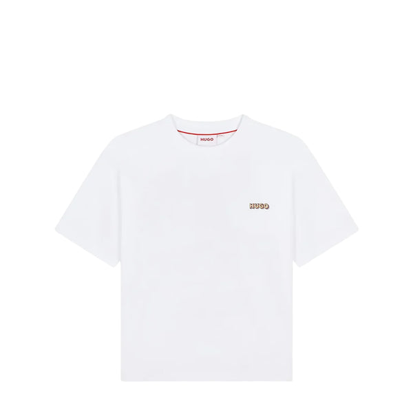 HUGO by Hugo Boss Kids Graphic Multi-Logo T-Shirt