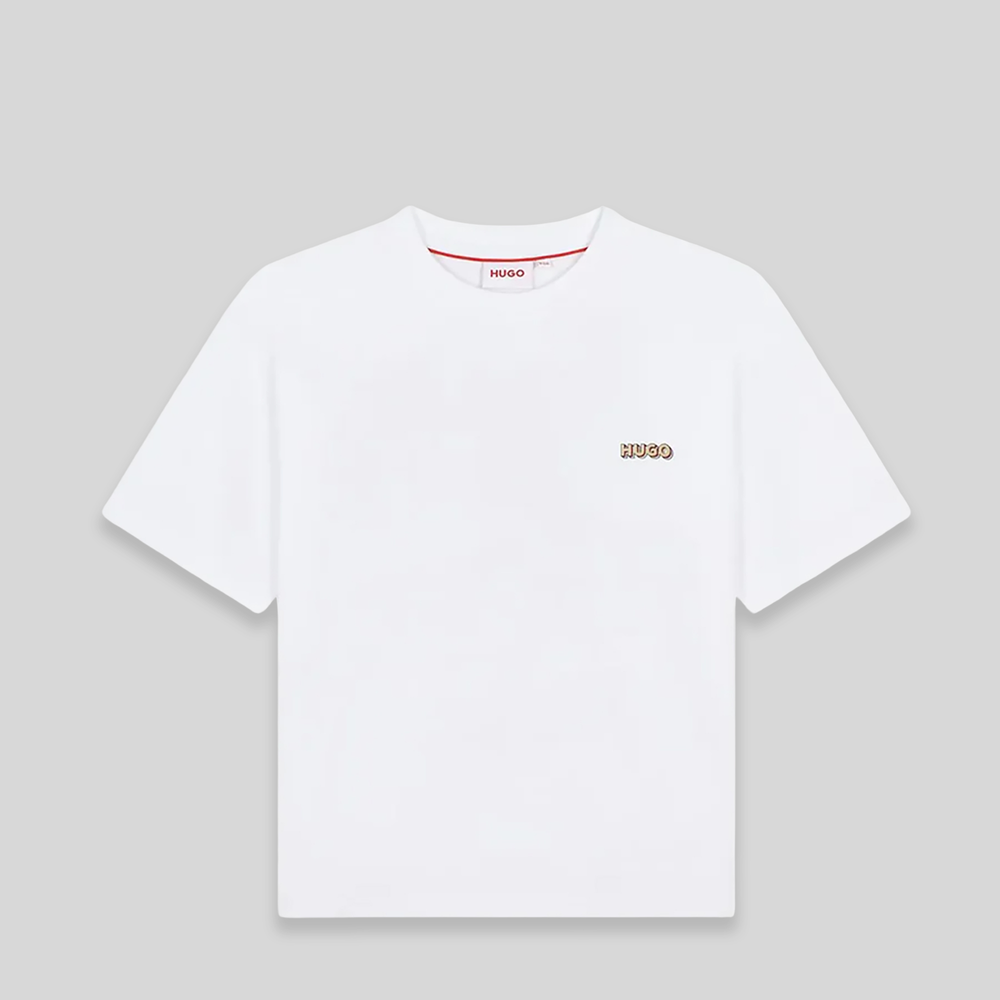 HUGO by Hugo Boss Kids Graphic Multi-Logo T-Shirt