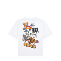 HUGO by Hugo Boss Kids Graphic Multi-Logo T-Shirt