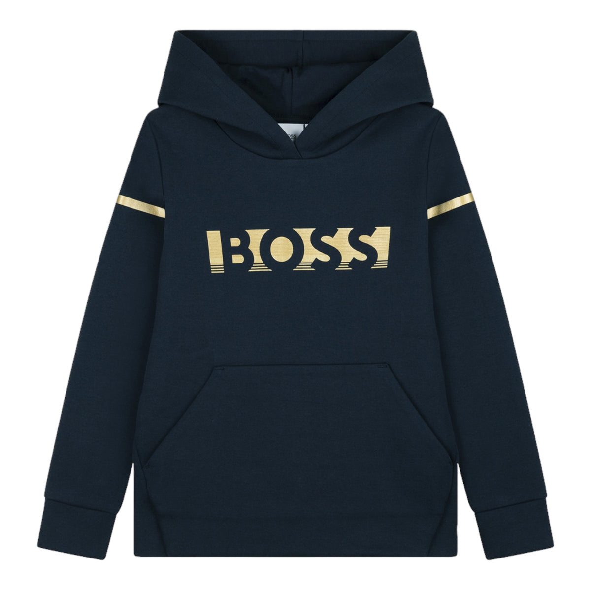 Hugo Boss Kids Gold Logo Hoodie Sweatshirt