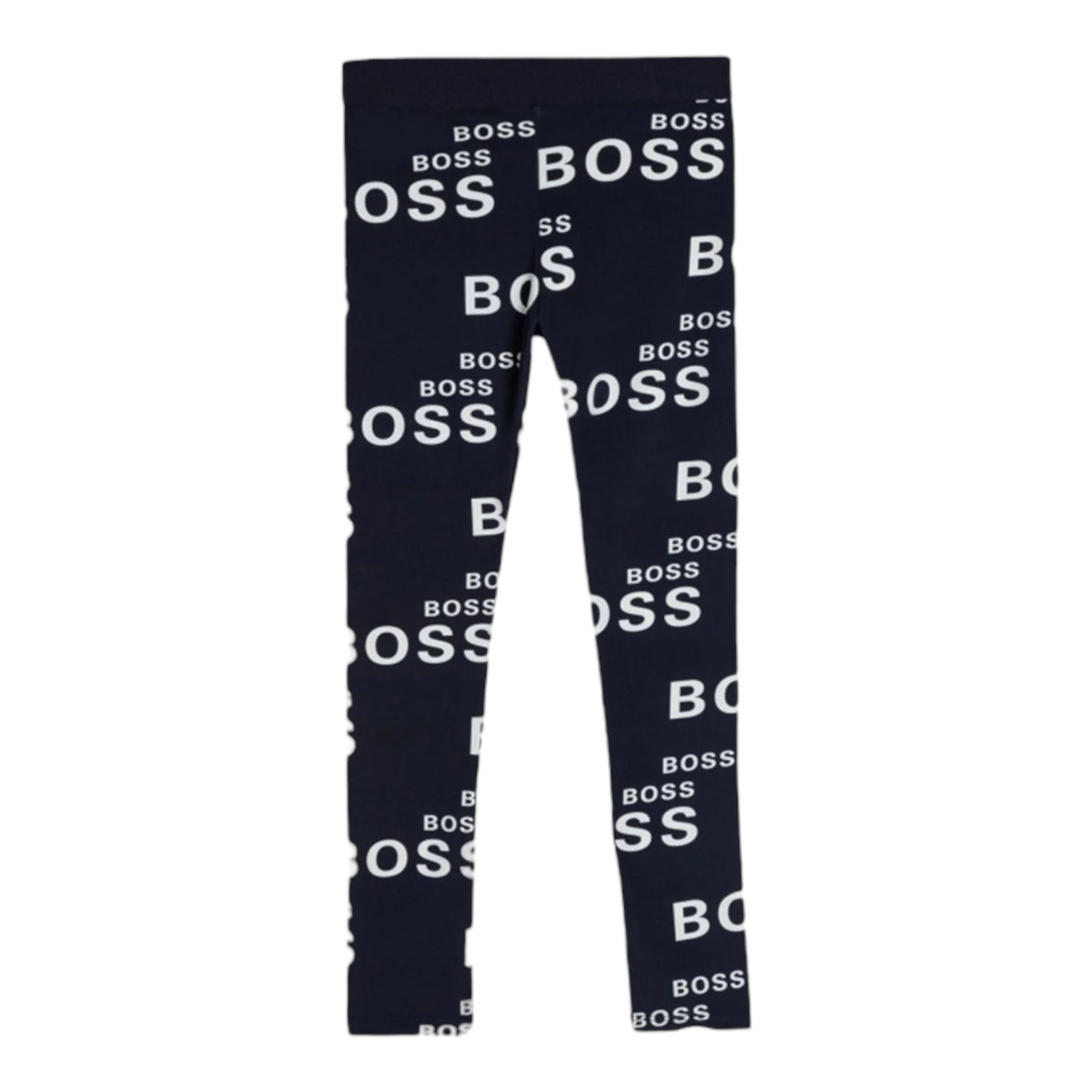 Hugo Boss Kids Girl's All-Over Print Logo Leggings
