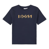 Hugo Boss Kids Gold Logo T-Shirt