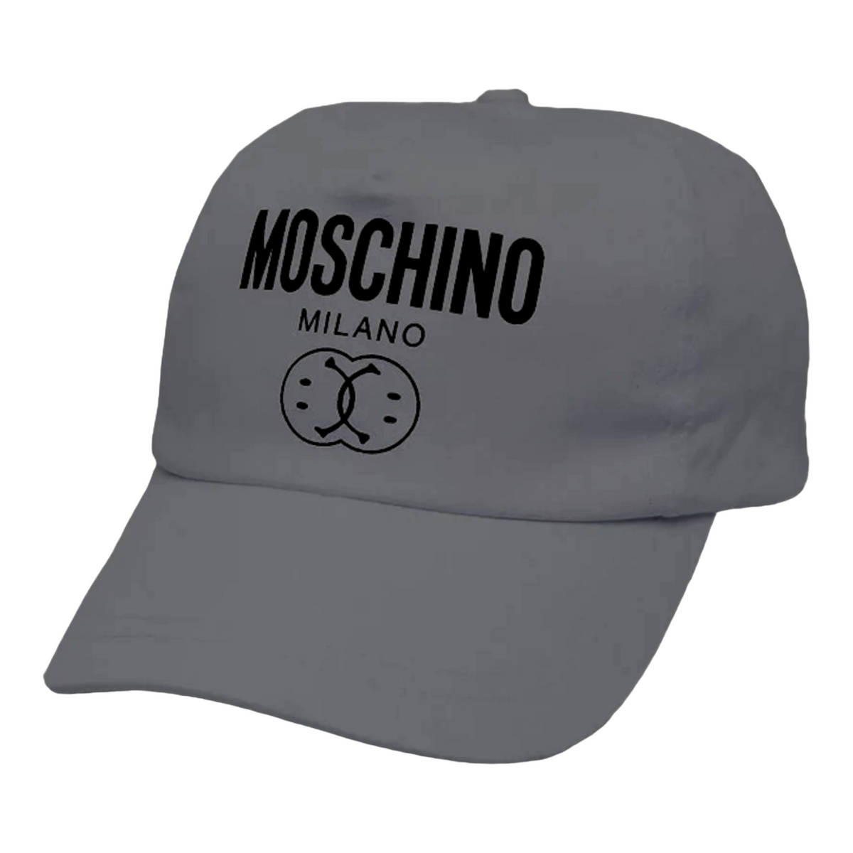 Moschino Kids Double Smiley Milano Logo Adjustable Cap