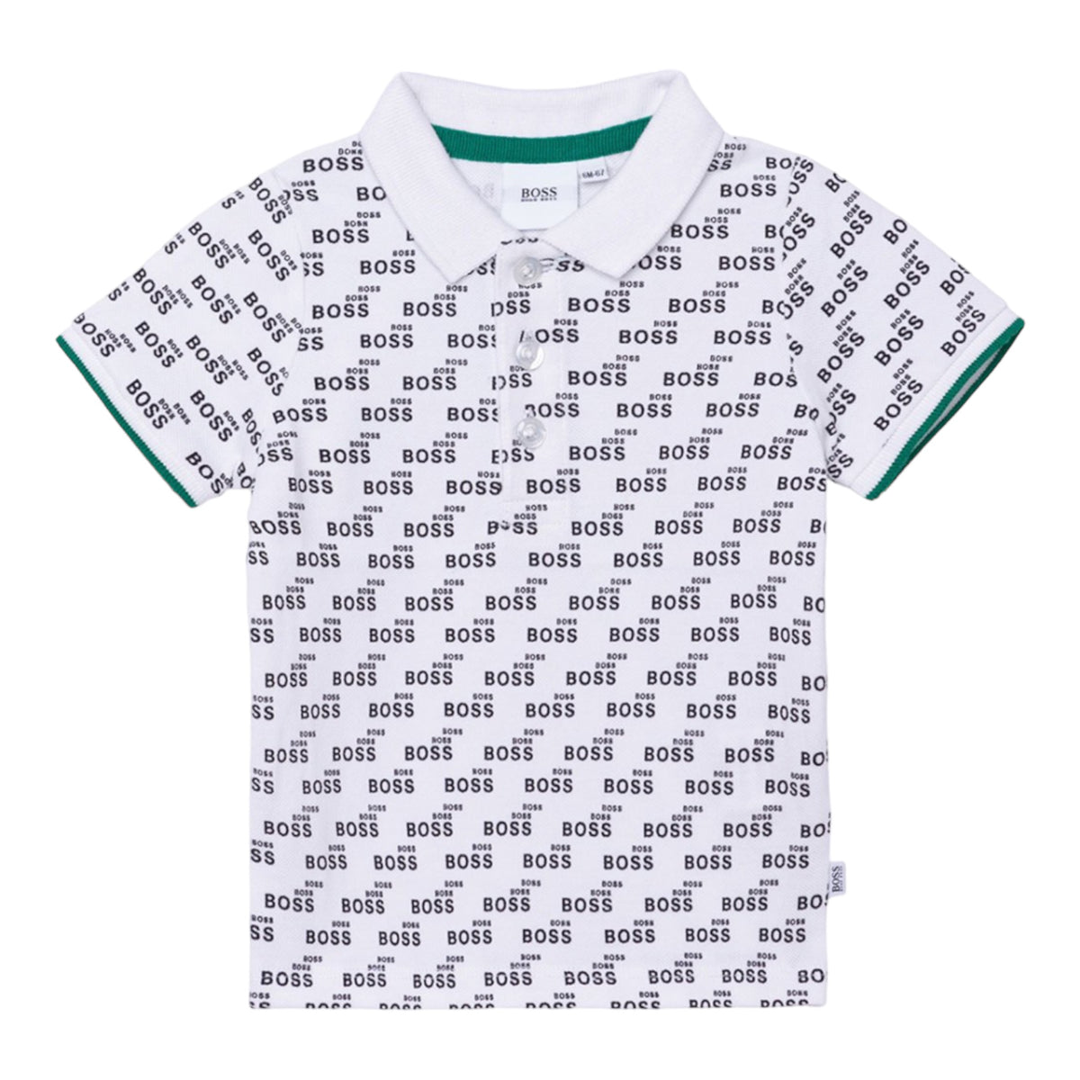 Hugo Boss Kids Toddler's All Over Print Logo Polo