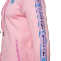 MDB Brand Women's "The M Brand" Swirl Logo Fleece Jogger Set - Soft Color