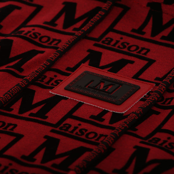 MDB Couture Men's Woven Monogram Hoodie