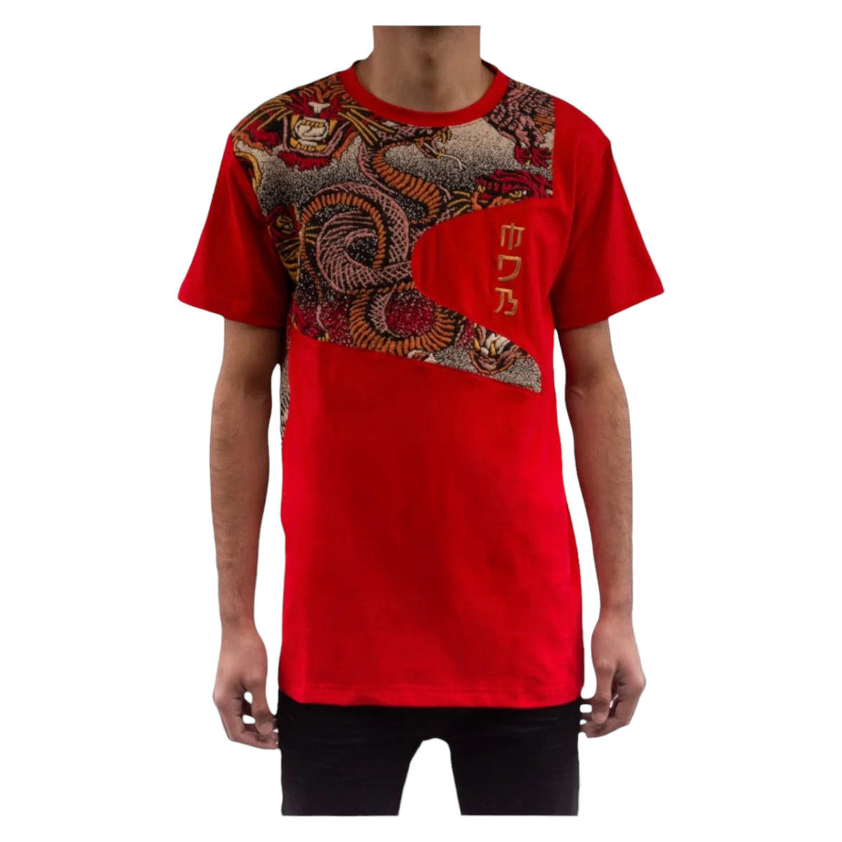 MDB Couture Gallery Threads Short Sleeve Top - Red Theme