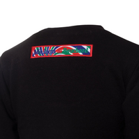 MDB Brand Kid's "The M Brand" Swirl Crewneck Sweatshirt - Black