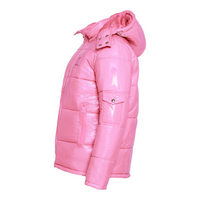 MDB Brand Kid's Arctic Puffer Coat in Light Pink