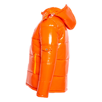 MDB Brand Women's Arctic Puffer Coat in Burnt Orange