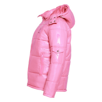 MDB Brand Women's Arctic Puffer Coat in Light Pink