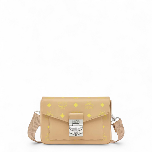 MCM Mille Crossbody in Color Splash Logo Leather