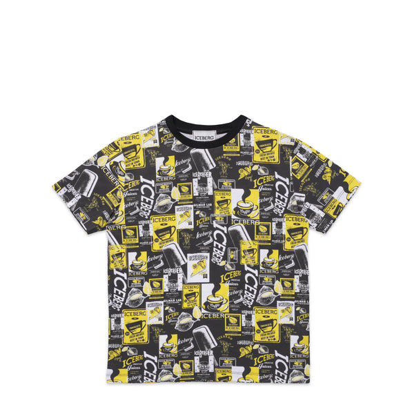 Iceberg Kids All-Over Print T-Shirt