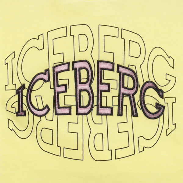 Iceberg Kids Girl's High-Low Logo T-Shirt
