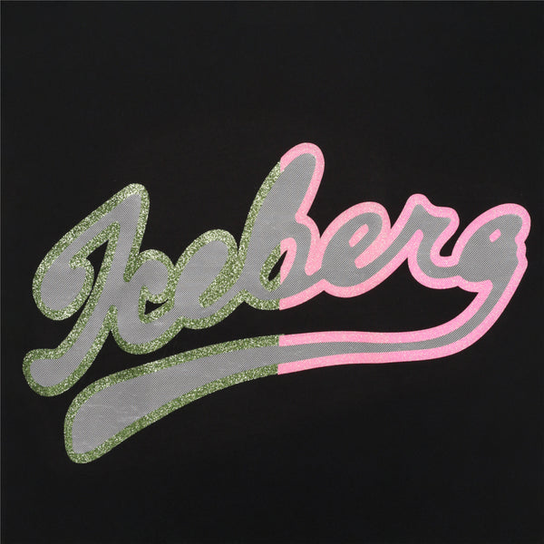 Iceberg Kids Girl's Glitter Logo T-Shirt