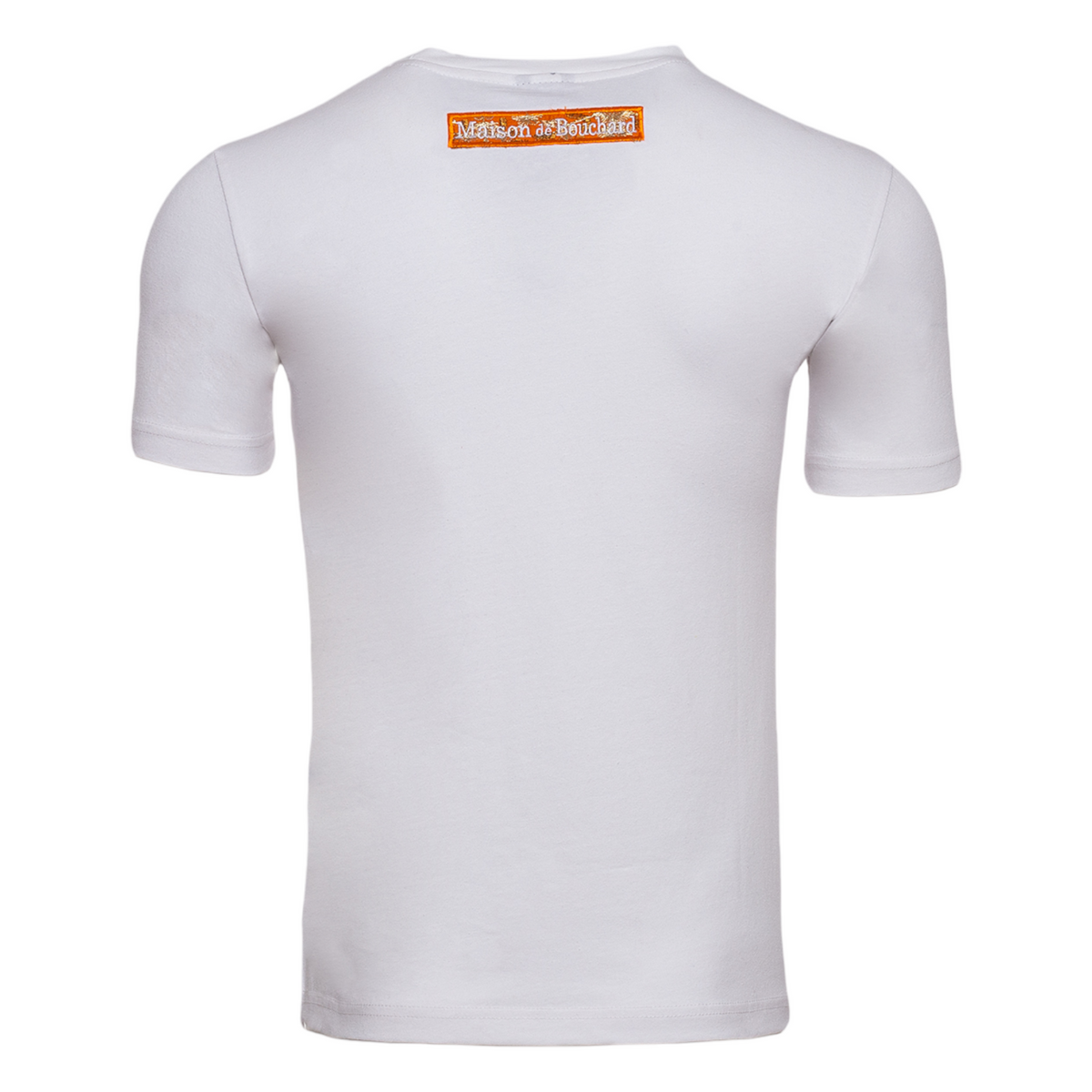 MDB Brand Men's Tapestry Logo T-Shirt - White w/ Light Tapestry