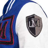 MDB Brand Men's Varsity Letterman Jacket V2 - Royal Blue
