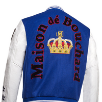 MDB Brand Men's Varsity Letterman Jacket V2 - Royal Blue