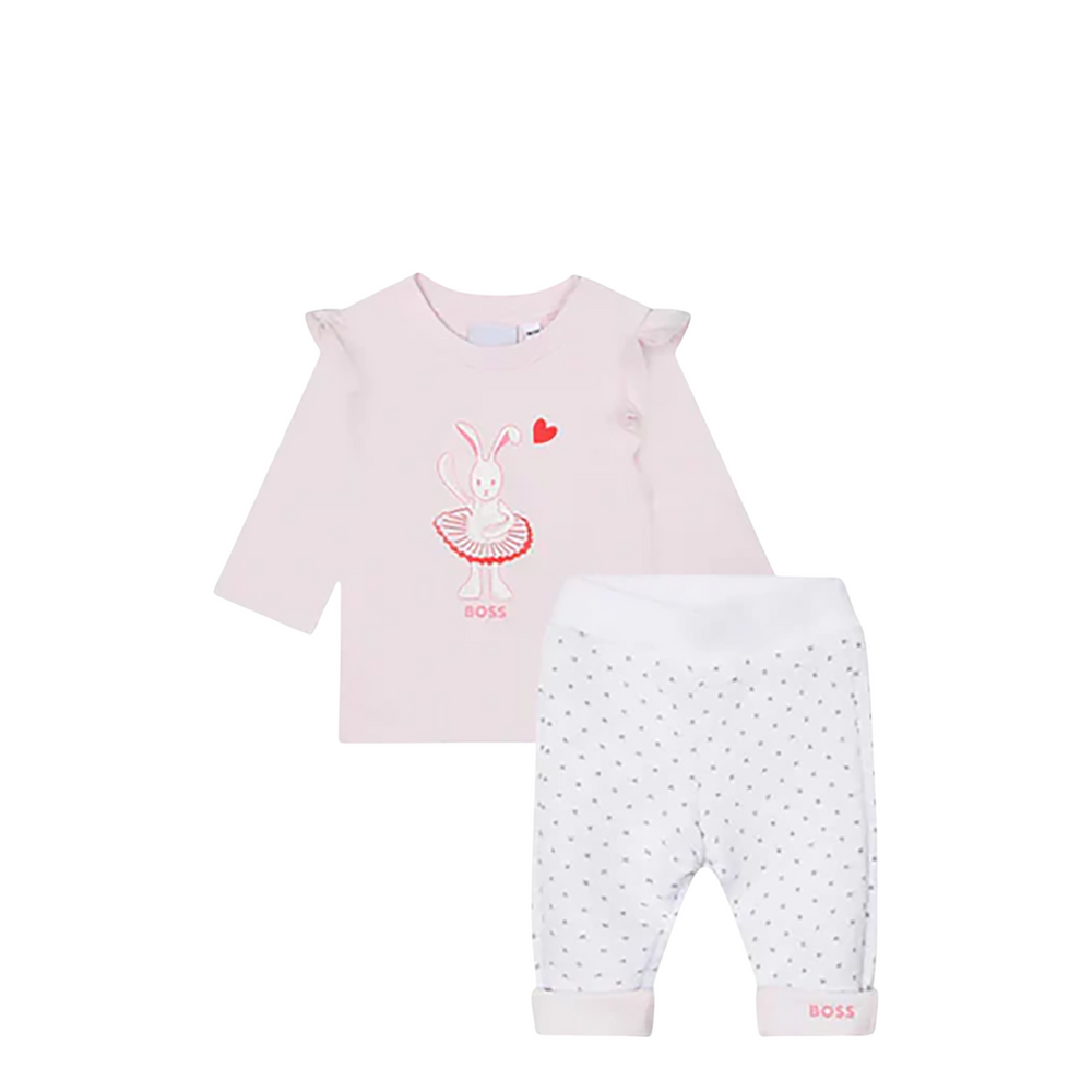 Hugo Boss Kids Toddler's Long Sleeve T-Shirt and Pants Set