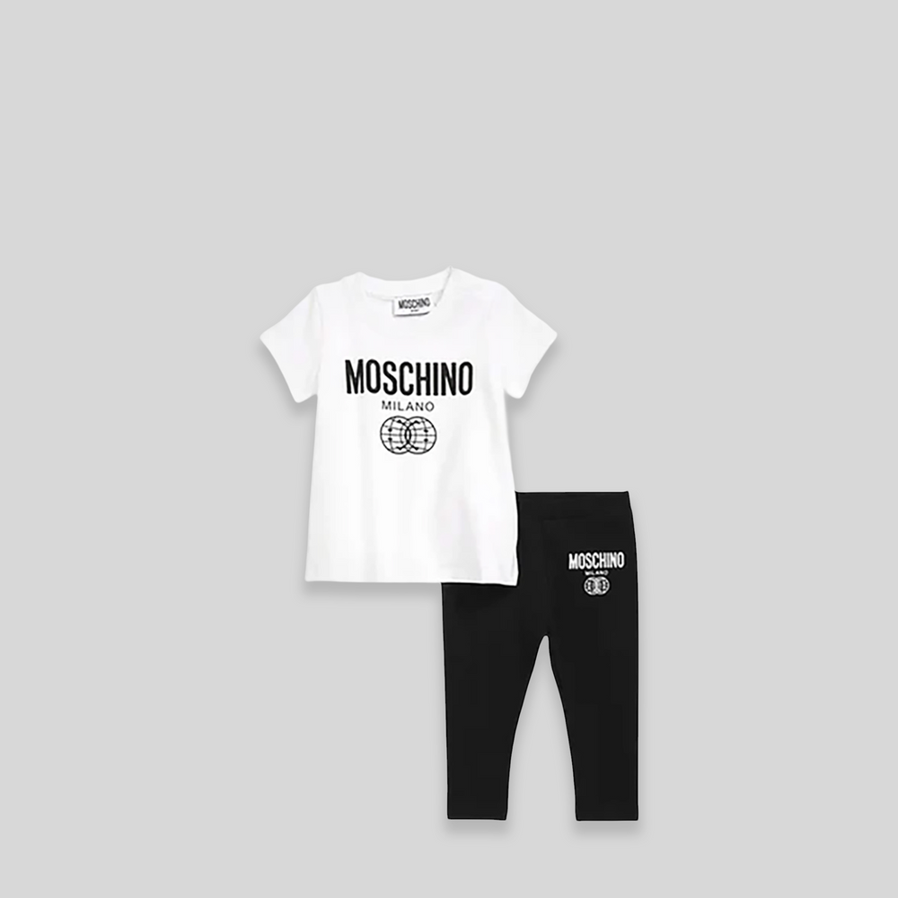 Moschino Kids Toddler's Double Smiley T-Shirt and Legging Set