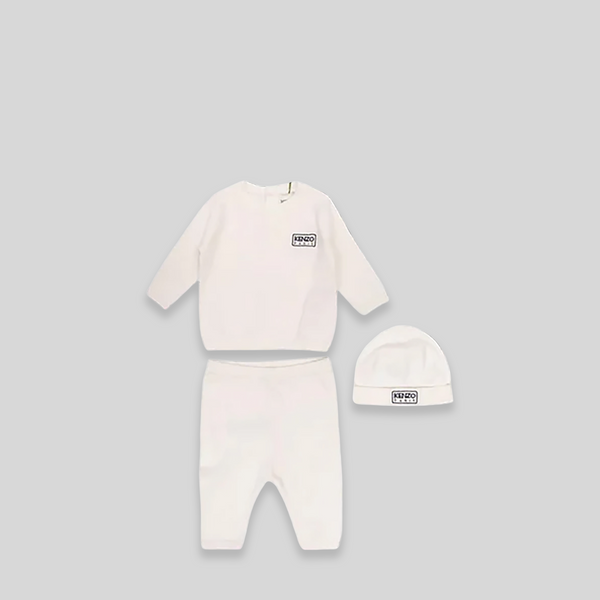 Kenzo Kids Toddler's 3-Piece Cotton/Cashmere Set