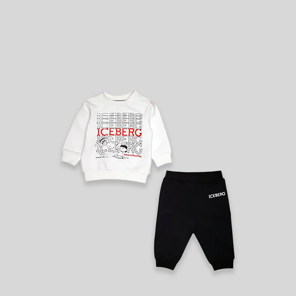 Iceberg Kids Toddler's 'Have A Nice Day' Crew Sweatsuit