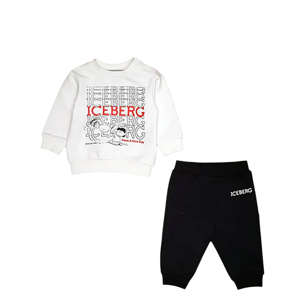 Iceberg Kids Toddler's 'Have A Nice Day' Crew Sweatsuit
