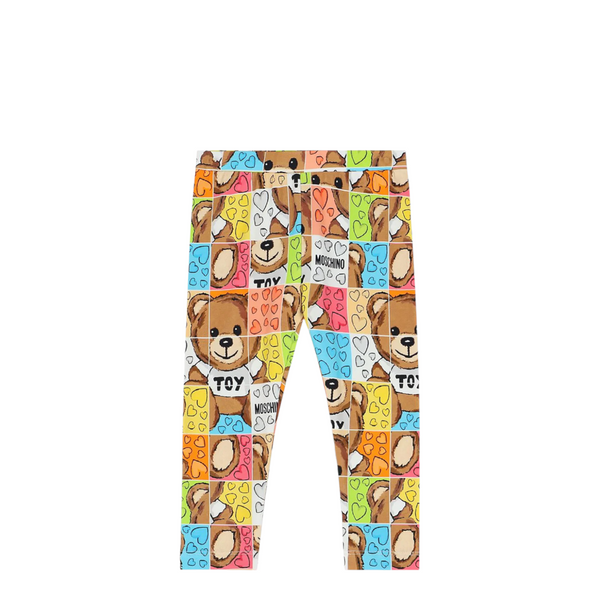 Moschino Kids Toddler's Teddy Bear Logo T-Shirt and Leggings Set