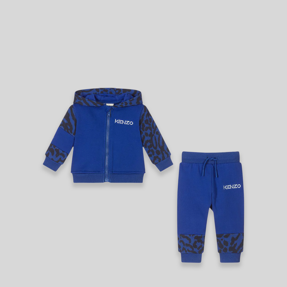 Kenzo Kids Toddler's Full Zip Hooded Sweatsuit