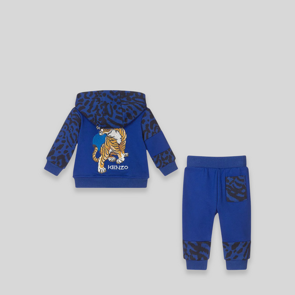 Kenzo Kids Toddler's Full Zip Hooded Sweatsuit