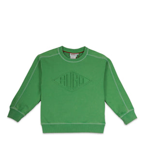 Hugo by Hugo Boss Kids Debossed Logo Crewneck Sweatshirt