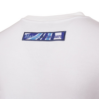 MDB Brand Men's "The M Brand" Swirl Crewneck Sweatshirt - White & Blue