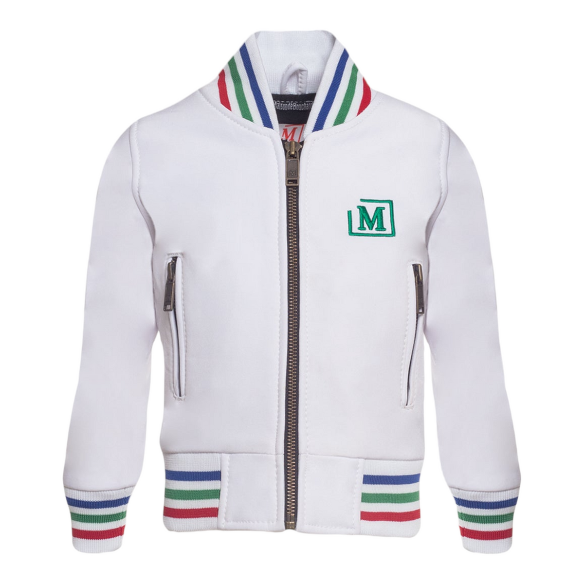 MDB Brand Kid's 'The M Brand' Logo Soft Shell Jacket - Vivid Color
