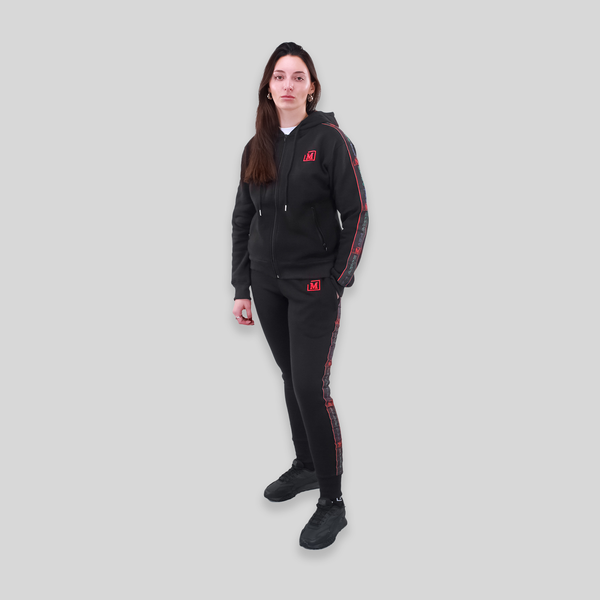 MDB Clearance Women's Swirl Hooded Sweatsuit