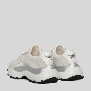 MCM Women's Skystream Sneakers in Visetos Leather Mix