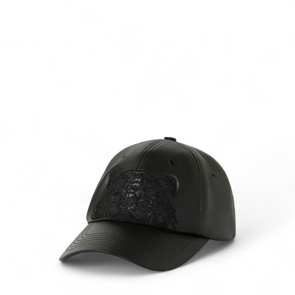 Kenzo Kampus Tiger Leather Baseball Cap