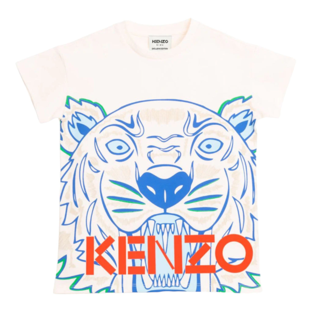 Kenzo Kids Heavy Maxi Tiger Logo T-Shirt