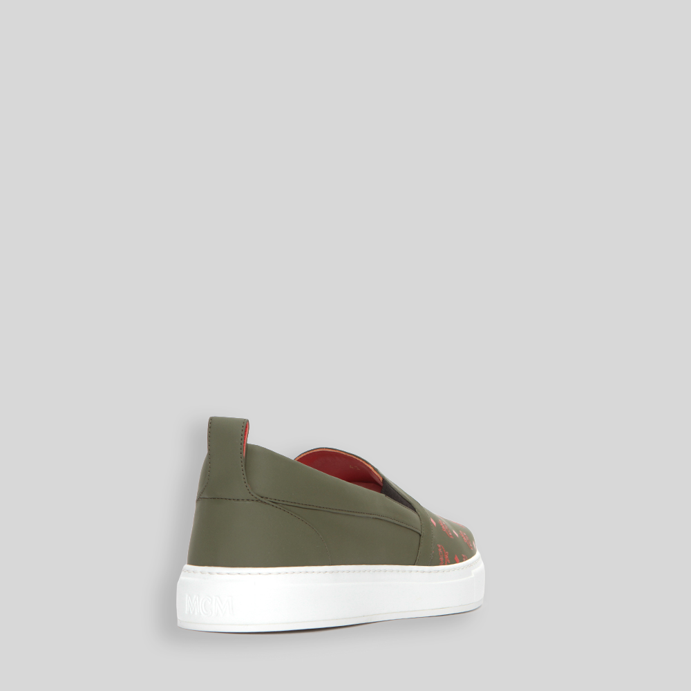 MCM Men's Visetos Slip-On Sneakers